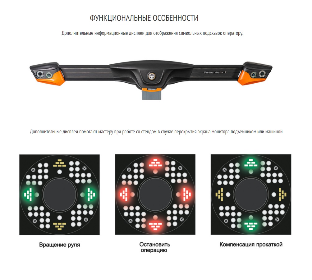 7204 TAS Стенд сход-развал 3D Техно Вектор 