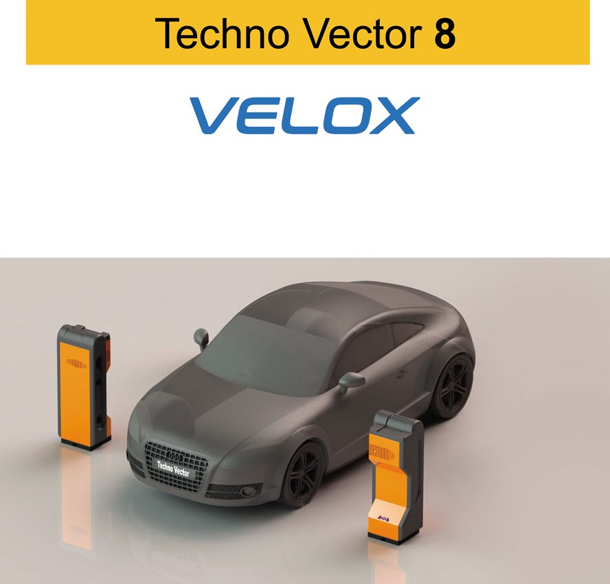 T8102 VELOX  бесконтактный стенд сход развал Техно Вектор