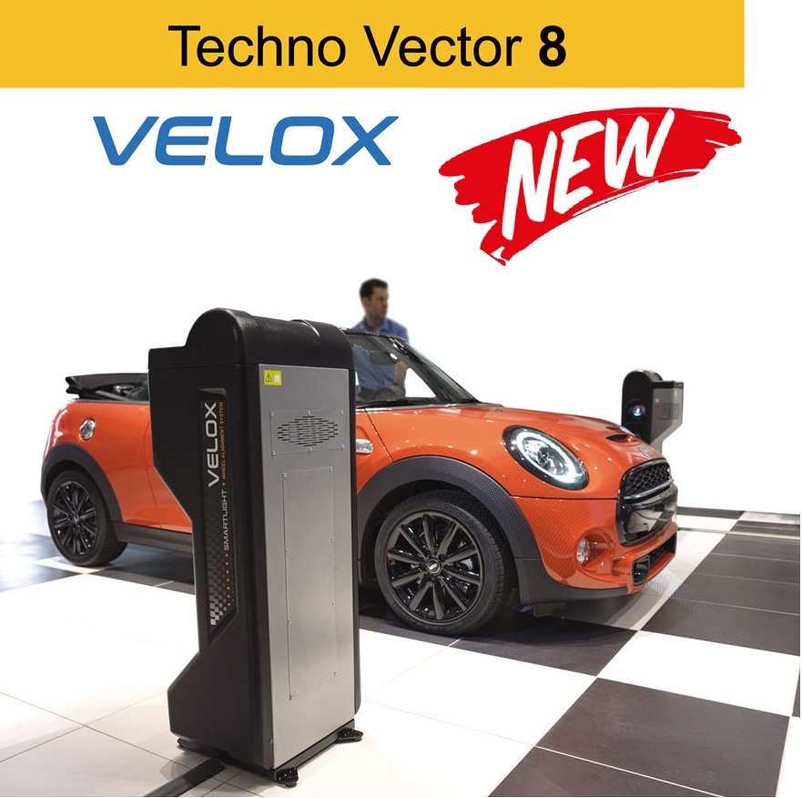 T8102 VELOX  бесконтактный стенд сход развал Техно Вектор