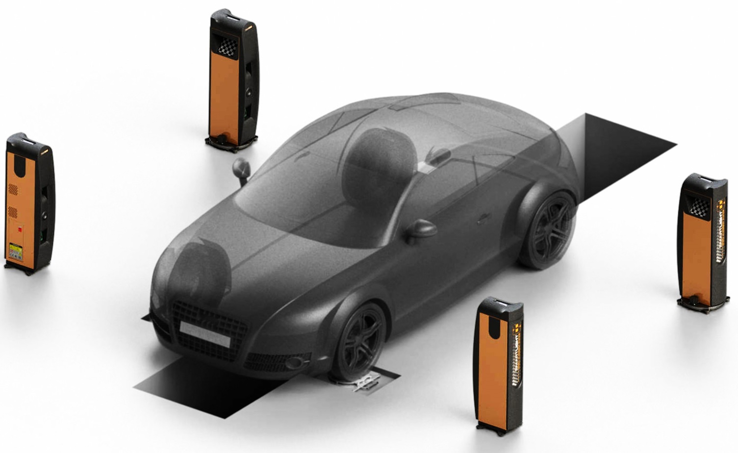 T8214 SMART LICHT бесконтактный стенд Техно Вектор  сход развал на яму