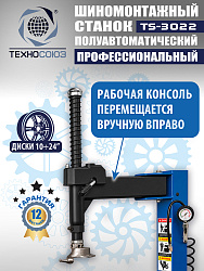 TS-3022 Станок шиномонтажный полуавтомат