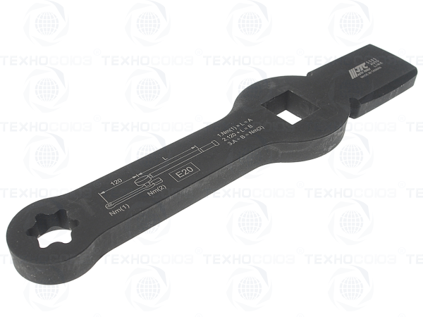 JTC-5595-E20 КЛЮЧ ДЛЯ ТОРМОЗНЫХ СУППОРТОВ ГРУЗОВЫХ АВТОМОБИЛЕЙ 3/4" TORX E20 