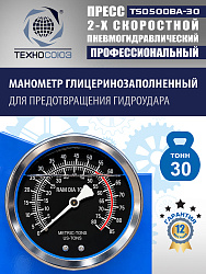 Пресс гидравлический 30 тонн, TS0500BA-30